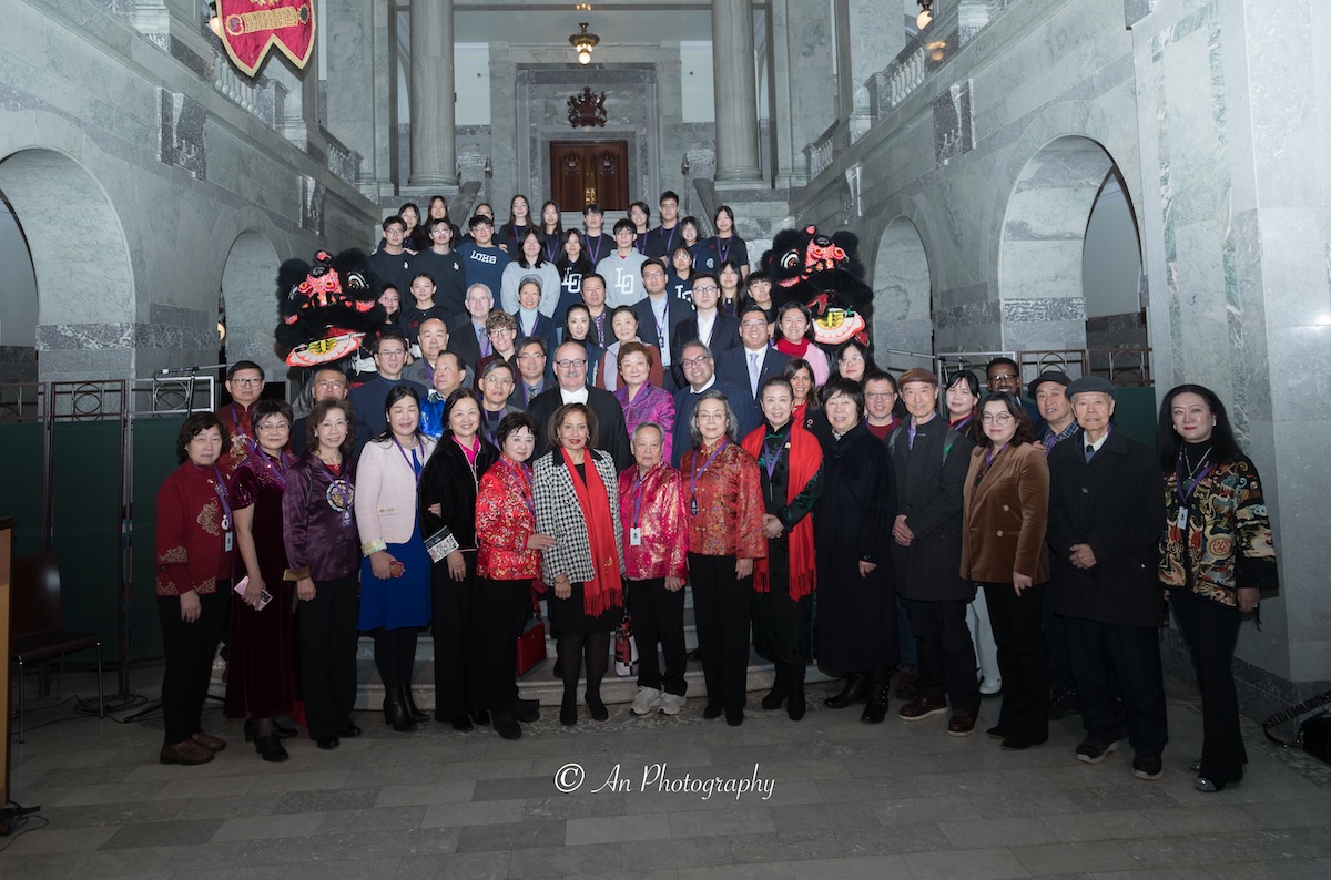 2026年2月 埃德蒙顿加中友好协会应邀出席阿尔伯塔省议会农历新年庆祝活动