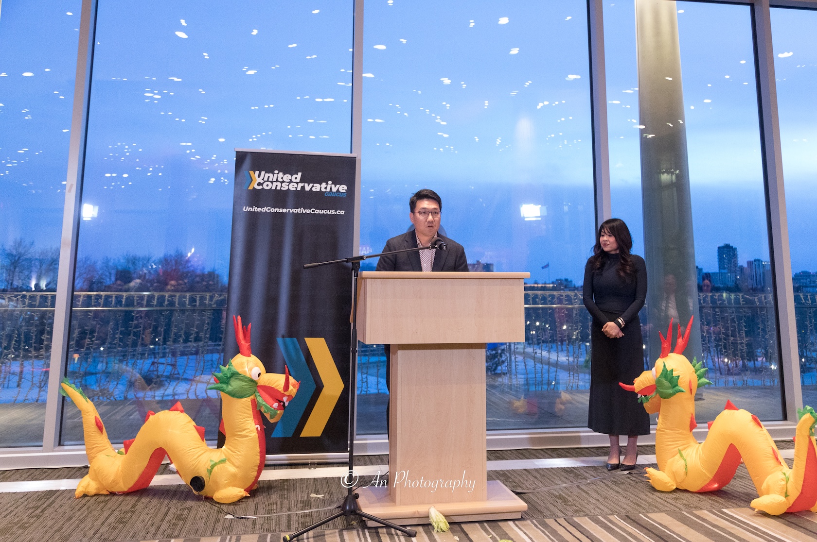 2026年2月 加中友好协会代表出席UCP阿尔伯塔省政府2026年春节招待会